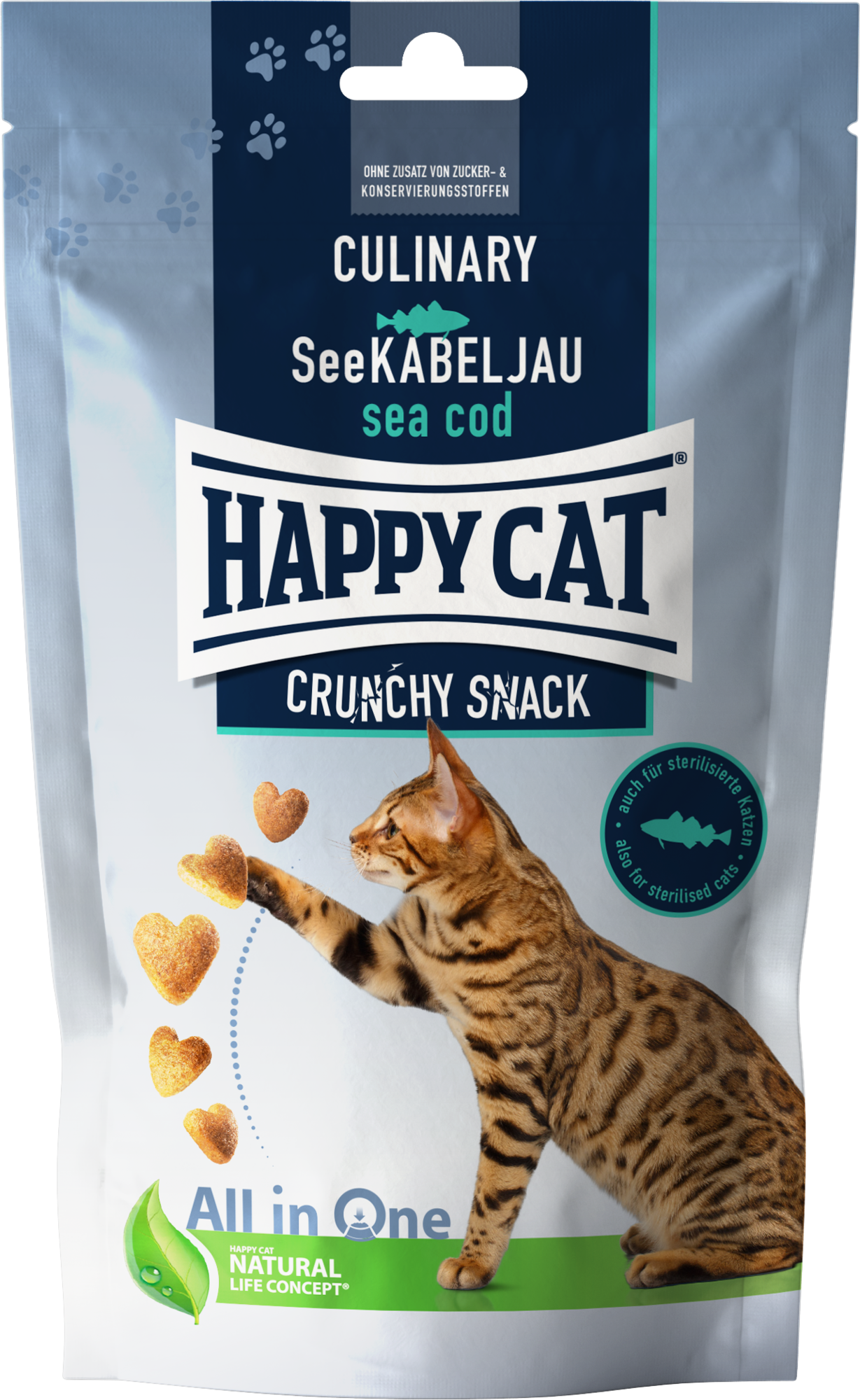 Happy Cat Crunchy Snack See Kabeljau