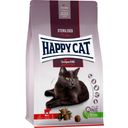 Happy Cat Trockenfutter Sterilised Voralpen Rind - 4 kg