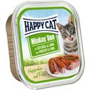 Happy Cat Minkas DuoPaté - perutnina in jagnjetina