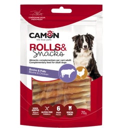 Camon Rinderkaurolle mit Huhn - 6 Stk. á 12 cm