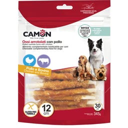 Camon Beef Chew Roll with Chicken - 30 pieces, 12 cm each