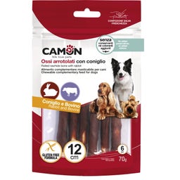 Camon Rinderkaurolle mit Kaninchen - 6 Stk. á 12 cm