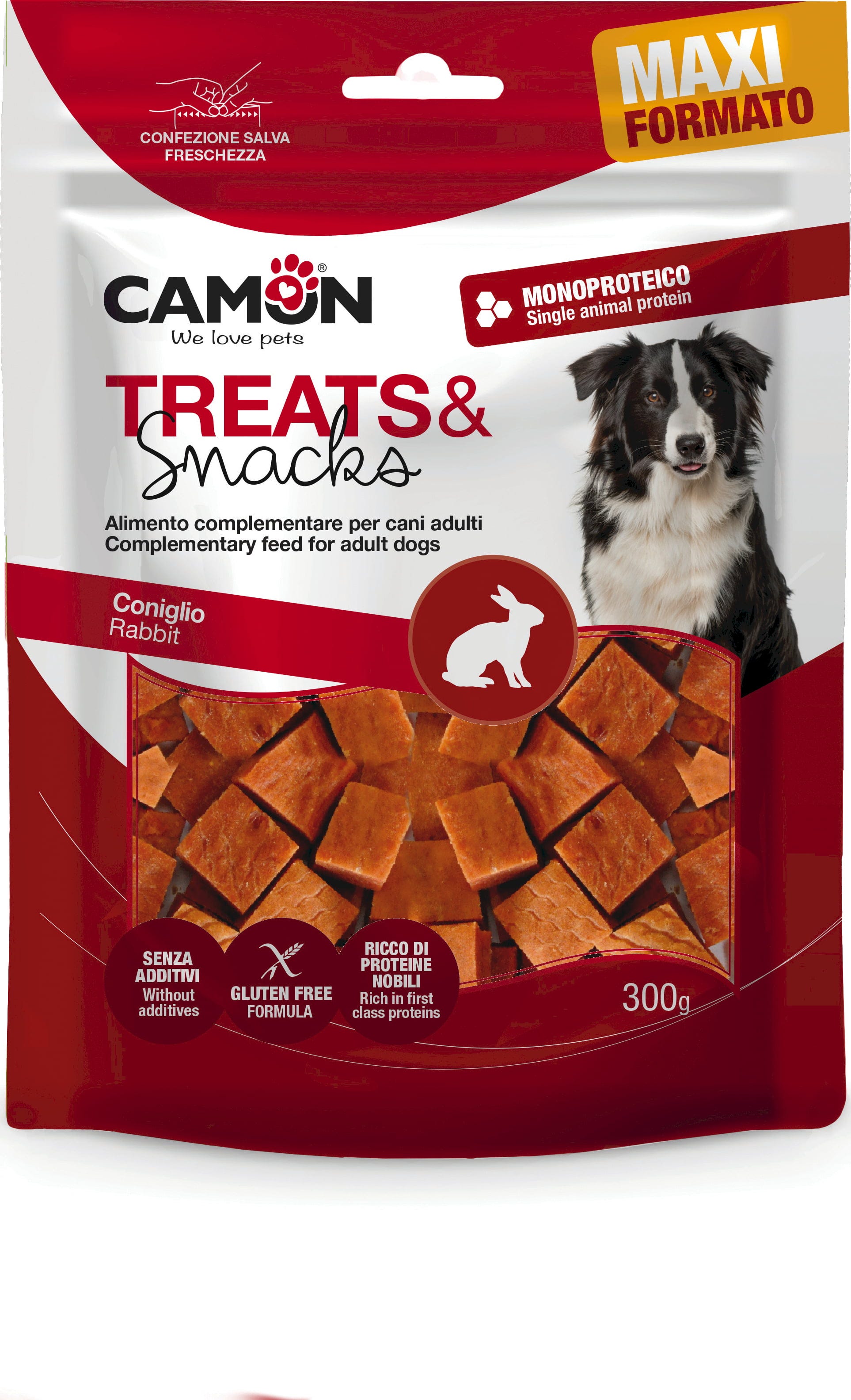 Camon Kauwürfel Big Bites Kaninchen - 300 g