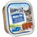Happy Cat Minkas DuoPaté - govedina in divji losos - 100 g