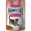 Happy Cat Meat in Sauce Kitten in Bustina - Anatra