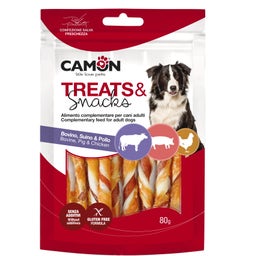 Camon Kaurolle Rind, Schwein und Huhn - 80 g