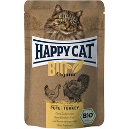 Happy Cat Bio Huhn und Pute Frischebeutel - 85 g