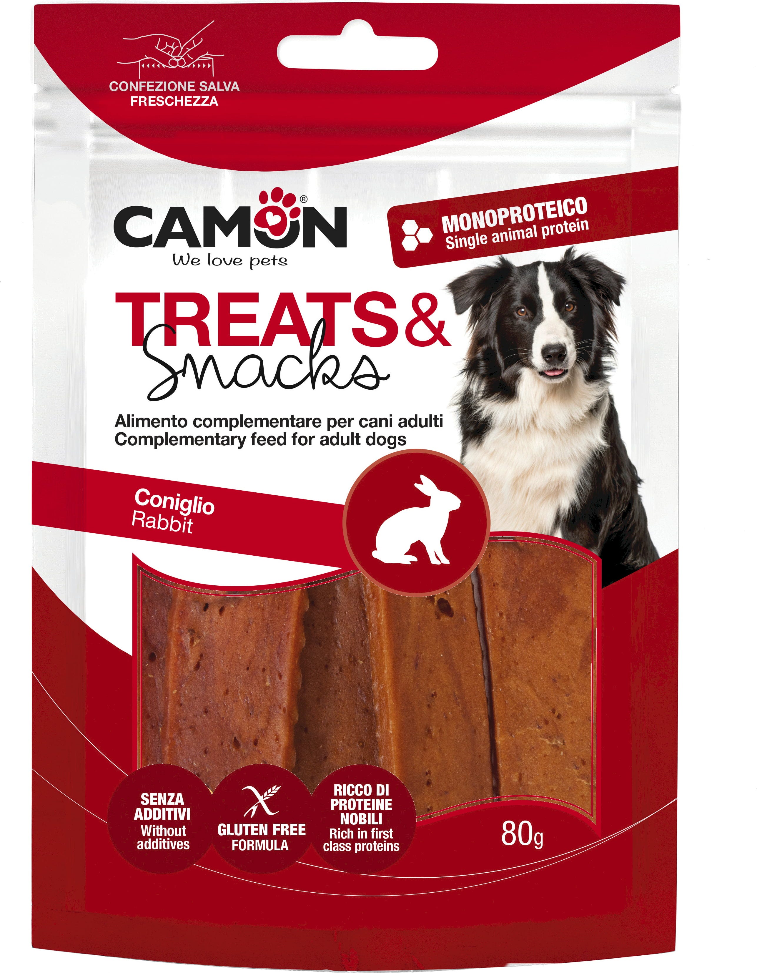 Camon Snack Streifen - Kaninchen