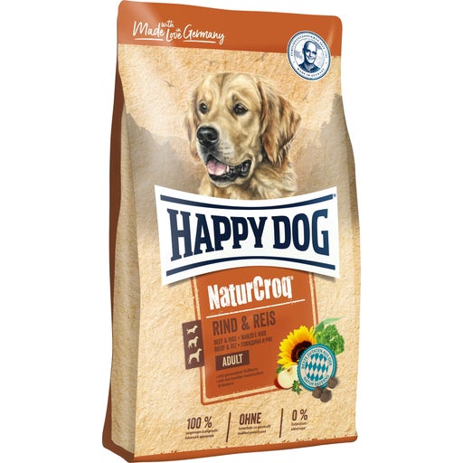 Happy Dog Trockenfutter NaturCroq Rind und Reis - 1 kg