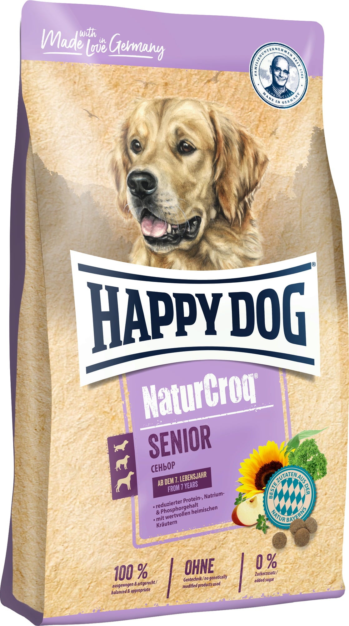 Happy Dog Trockenfutter NaturCroq Senior - 4 kg