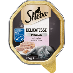 Sheba Delikatesse - losos v želeju - 85 g