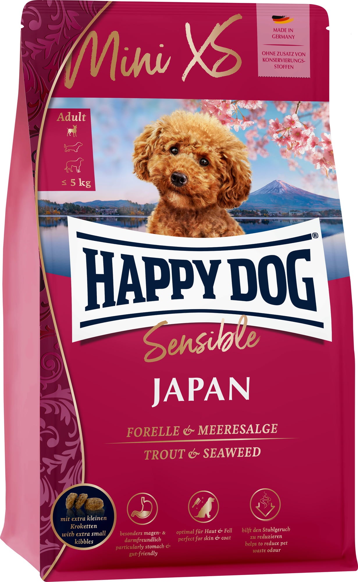 Trockenfutter Supreme Mini XS Japan, 1,30 kg