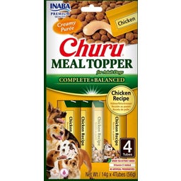 Churu Dog Meal Topper 4 x 14g - Huhn