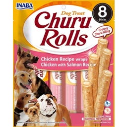 Churu Rolls 8x12 g - Kuřecí wraps s lososem