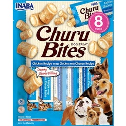 Churu Bites 8x20 g - Hühnchen Wraps mit Käse