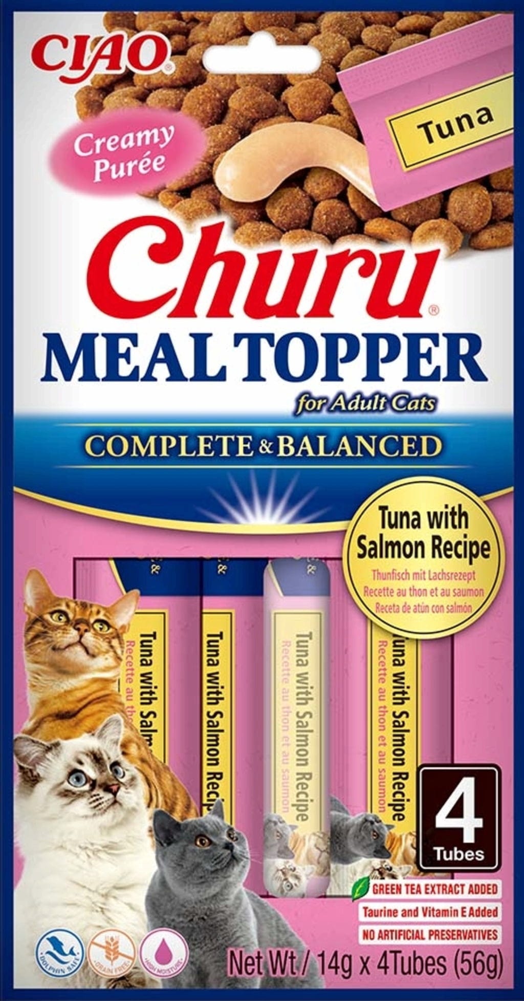 Churu Meal Topper 4 x 14g - Thunfisch mit Lachs