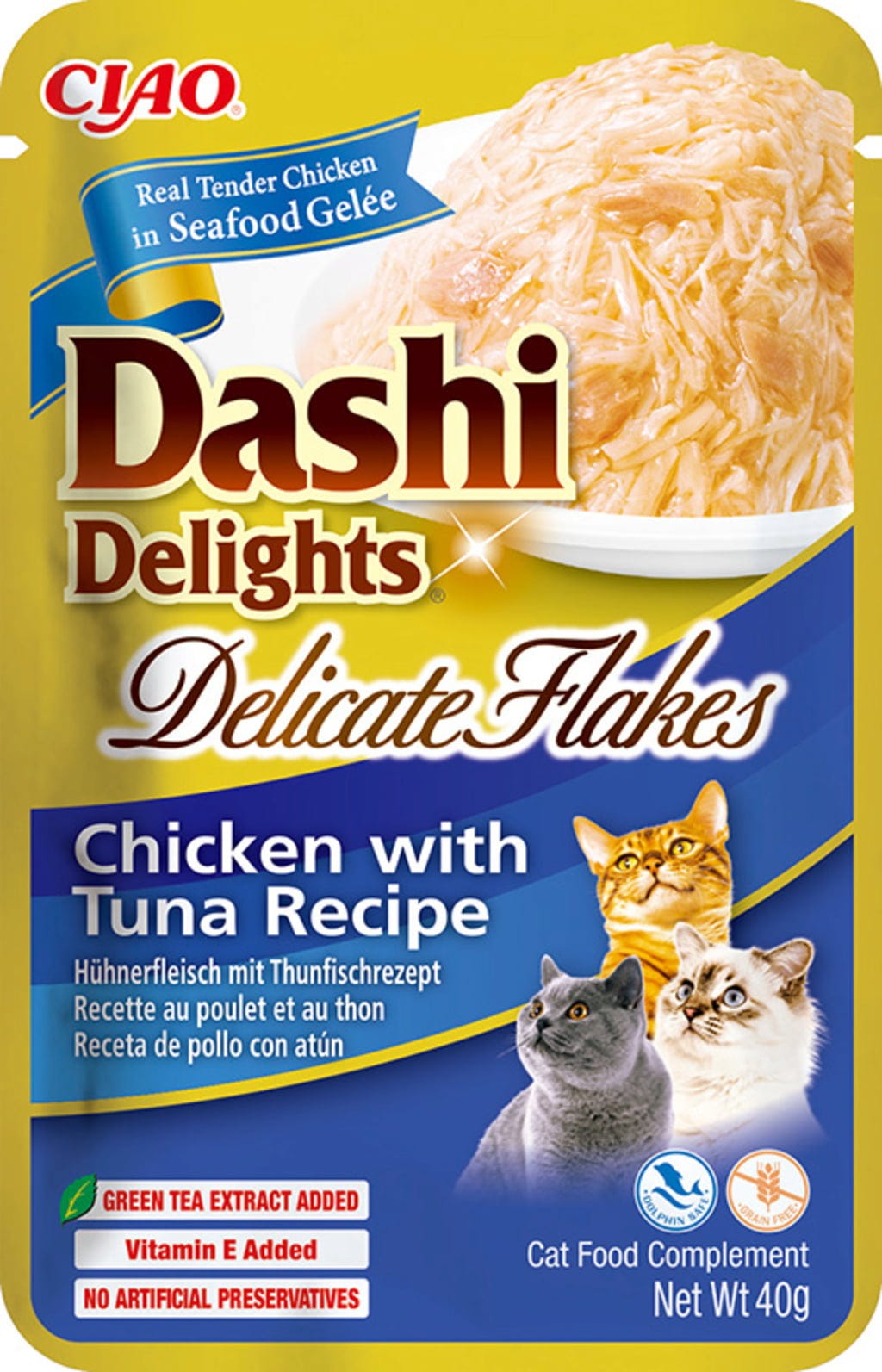 Churu Dashi Delights Delicate Flakes - Huhn mit Thunfisch