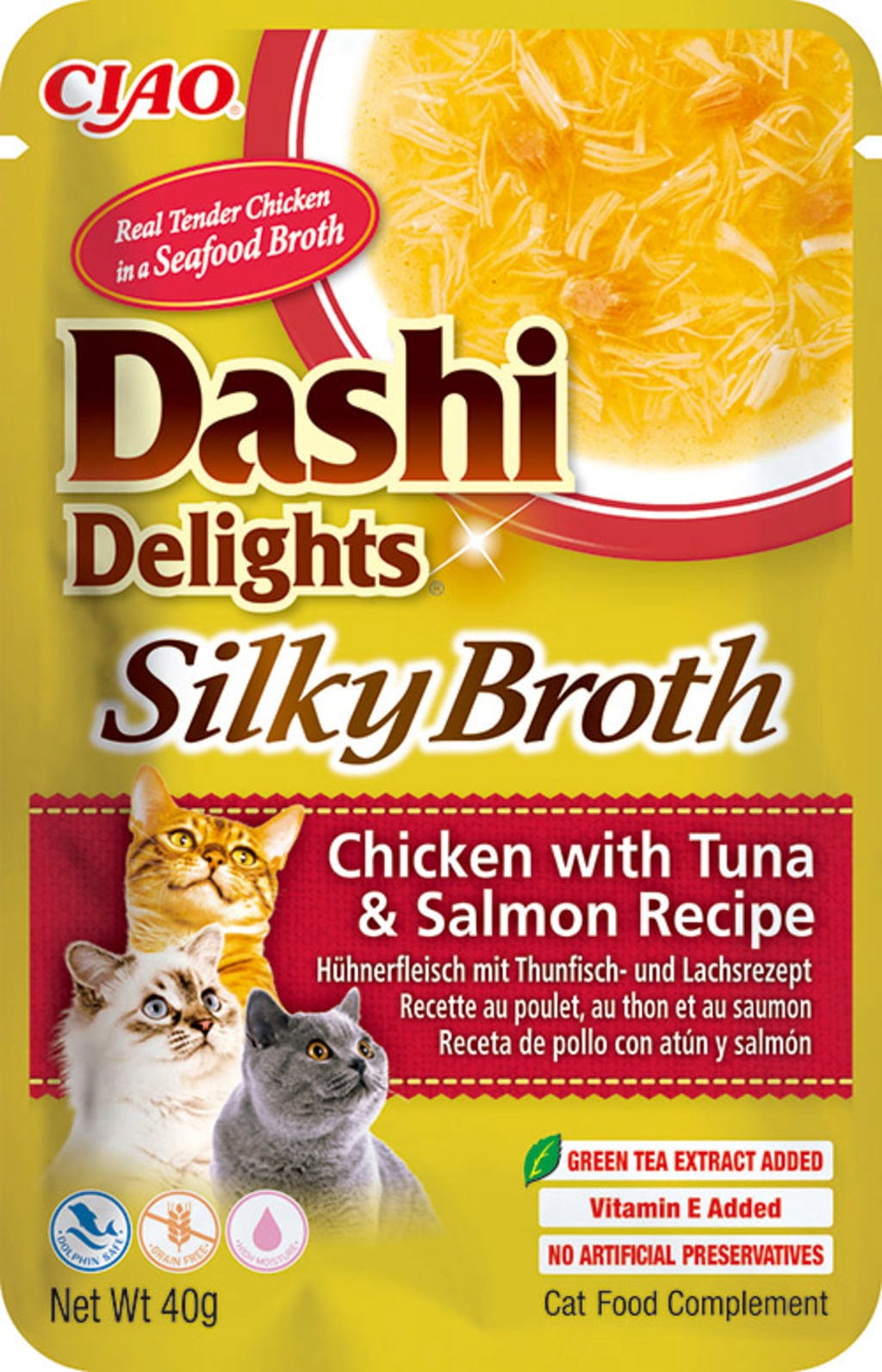 Churu Dashi Delights Brühe - Huhn mit Thunfisch und Lachs