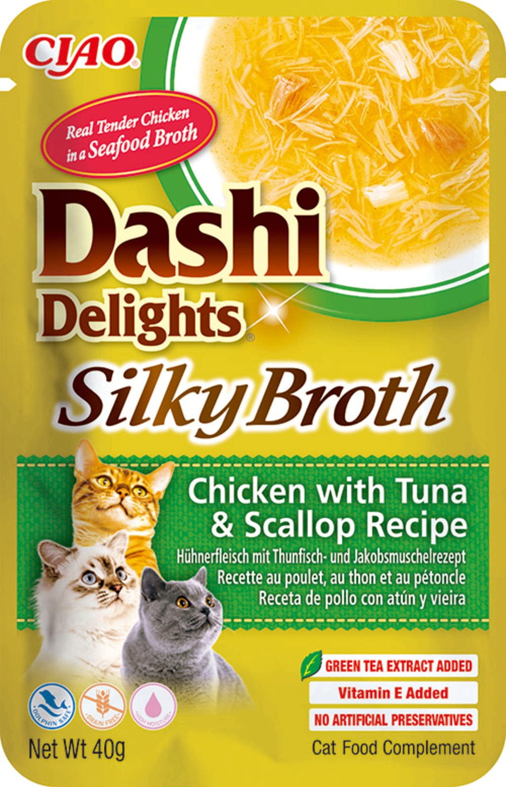 Churu Dashi Delights Brühe - Huhn mit Thunfisch und Jakobsmuschel