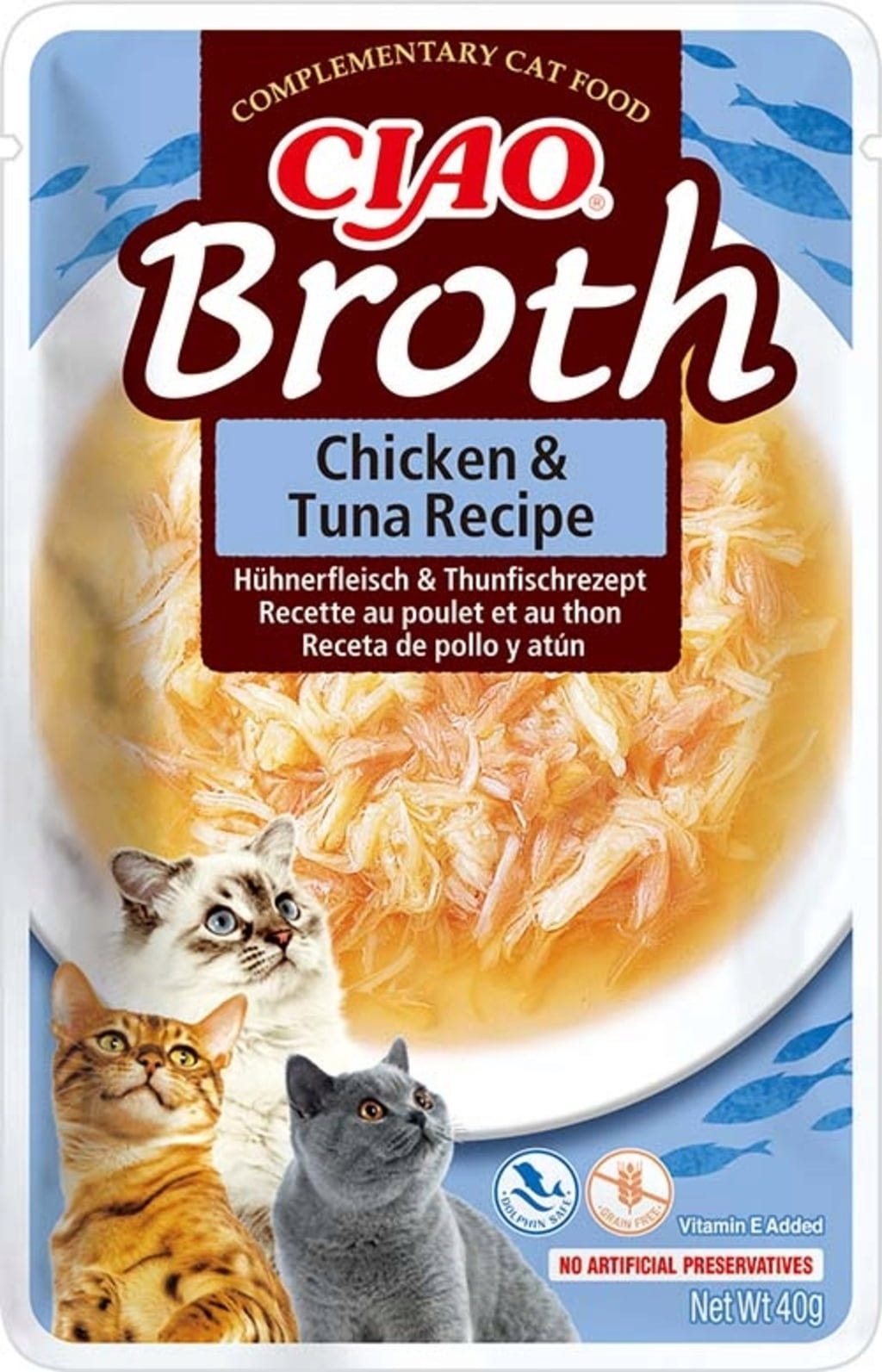 Churu CIAO Brühe - Huhn und Thunfisch