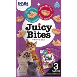 Churu Juicy Bites 3 x 11,3g - Garnelen-Meeresfrüchte-Mix-Geschmack