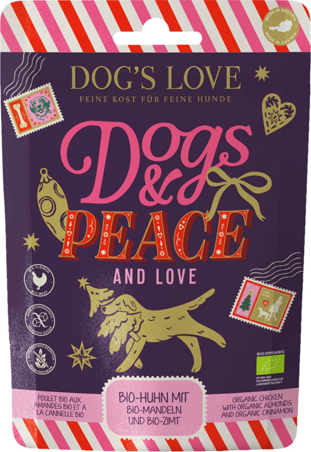 DOG'S LOVE Bio Hundeleckerlis - Winter Chips - 150 g
