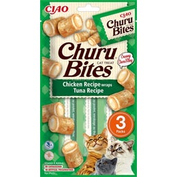 Churu Bites 3x10 g - Hühnchen Wraps mit Thunfisch