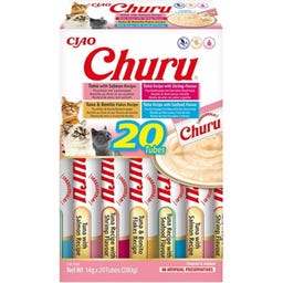 Churu Schleck Snack, 20x14g Doos - Zeevruchten variaties