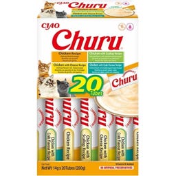 Churu Box - Snack Cremoso per Gatti 20x14 g - Varietà di pollo
