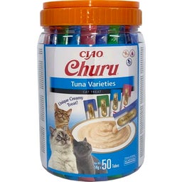 Churu Mixbox Schleck Snack 50x14g - Thunfisch Variationen