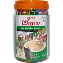 Churu Mixbox Schleck Snack 50x14g - Thunfisch & Huhn Varationen
