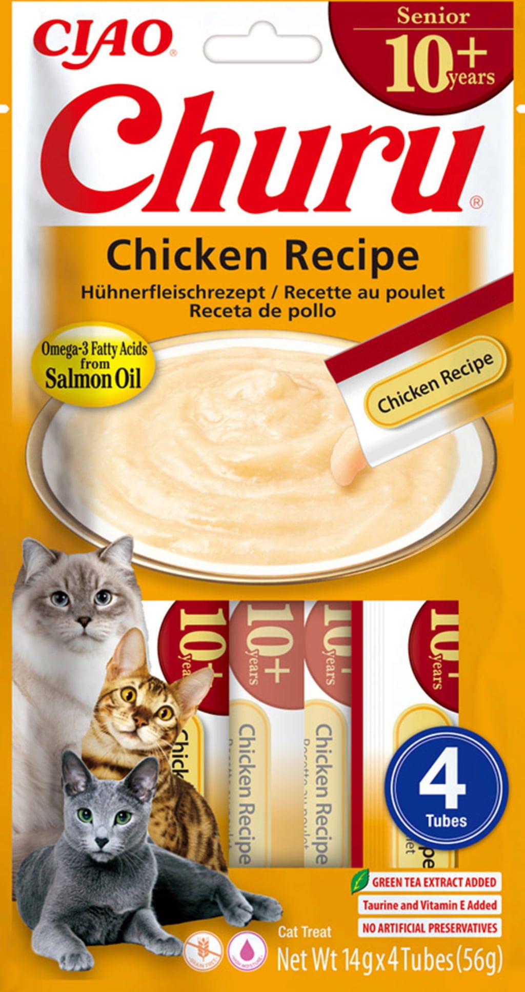 Churu Schleck Snack für Senioren 4x14g - Huhn