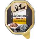 Sheba Selection - perutninski koščki v omaki