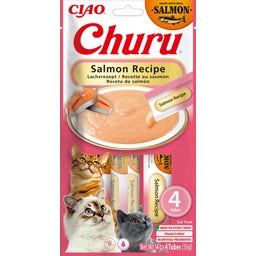 Churu Schleck Snack Lachs 4x14g - Pur