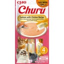 Churu Schleck Snack Zalm, 4x14g - Met kip