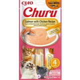 Churu Schleck Snack Zalm, 4x14g