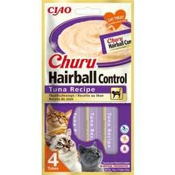 Churu Schleck Snack Hairball Control 4x14 g - Thunfisch