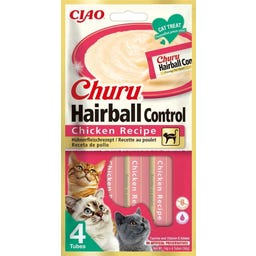 Churu Schleck Snack Hairball Control 4x14 g - Huhn