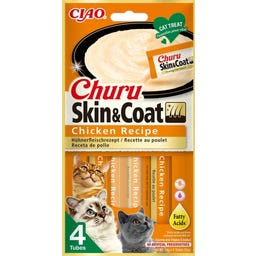 Churu Lickable Treat Skin&Coat 4x14 g - Chicken