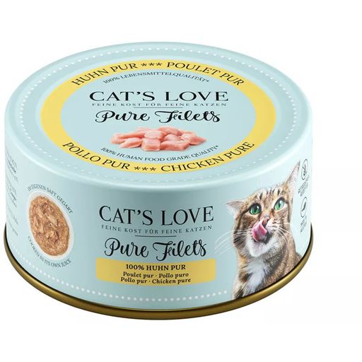 CAT's LOVE Pure Filets Nassfutter "Huhn" - 100 g