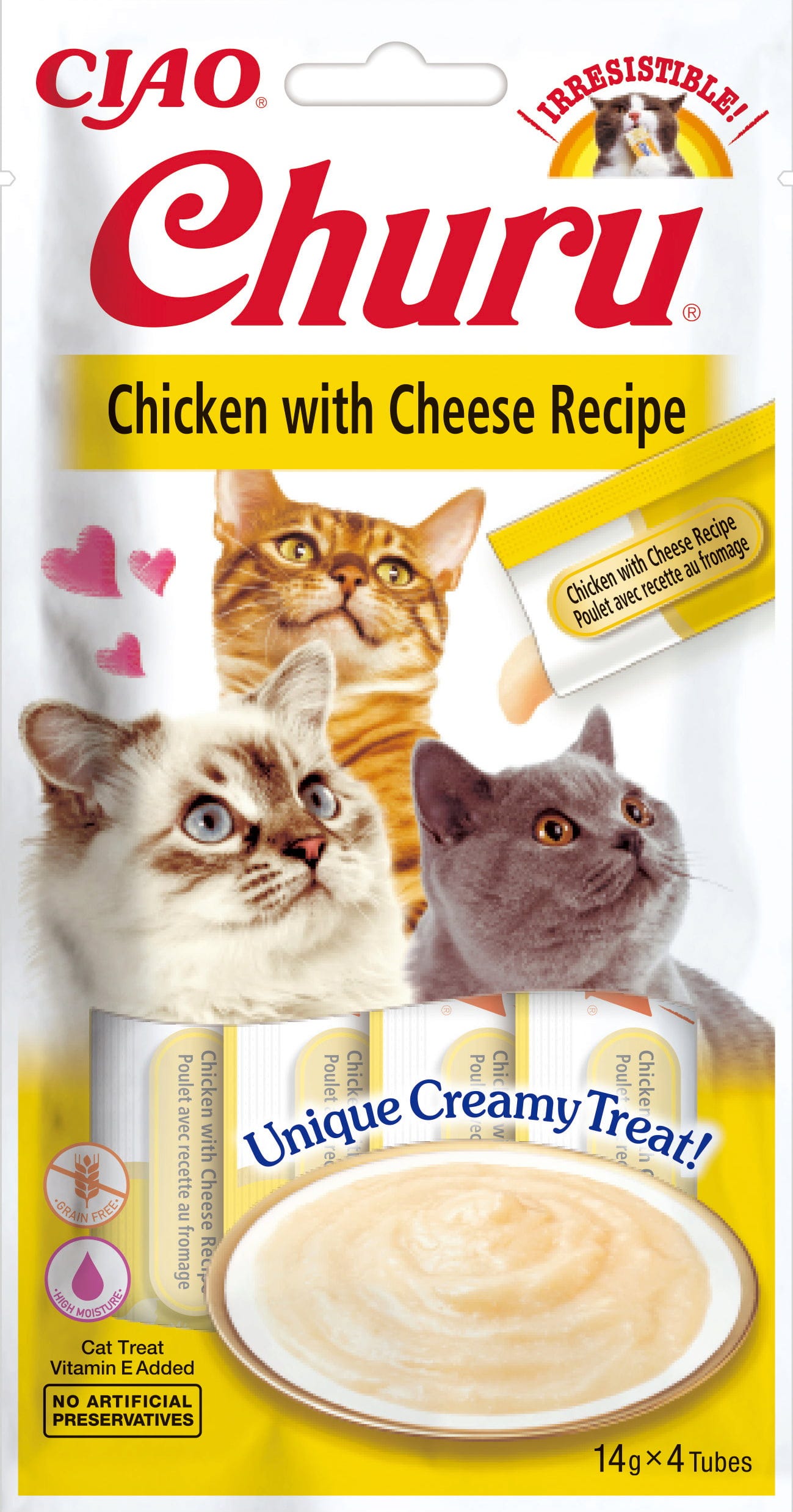 Churu Schleck Snack Huhn 4x14 g - mit Käse