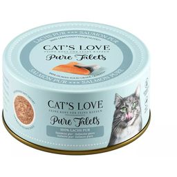 CAT's LOVE Pure Filets nedves macskaeledel - Lazac - 100 g