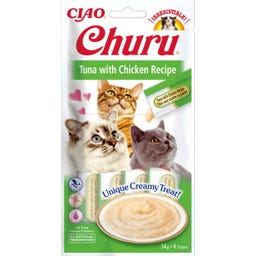 Churu Tuna Lickable Treat 4x14 g - with Chicken