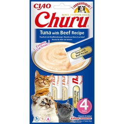 Churu Schleck Snack Thunfisch 4x14 g - mit Rind