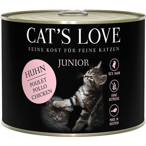 CAT's LOVE Katzen Nassfutter "Junior Huhn Pur" - 200 g