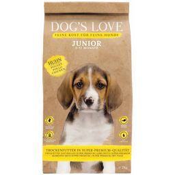 DOG'S LOVE Trockenfutter Junior Huhn - 2 kg