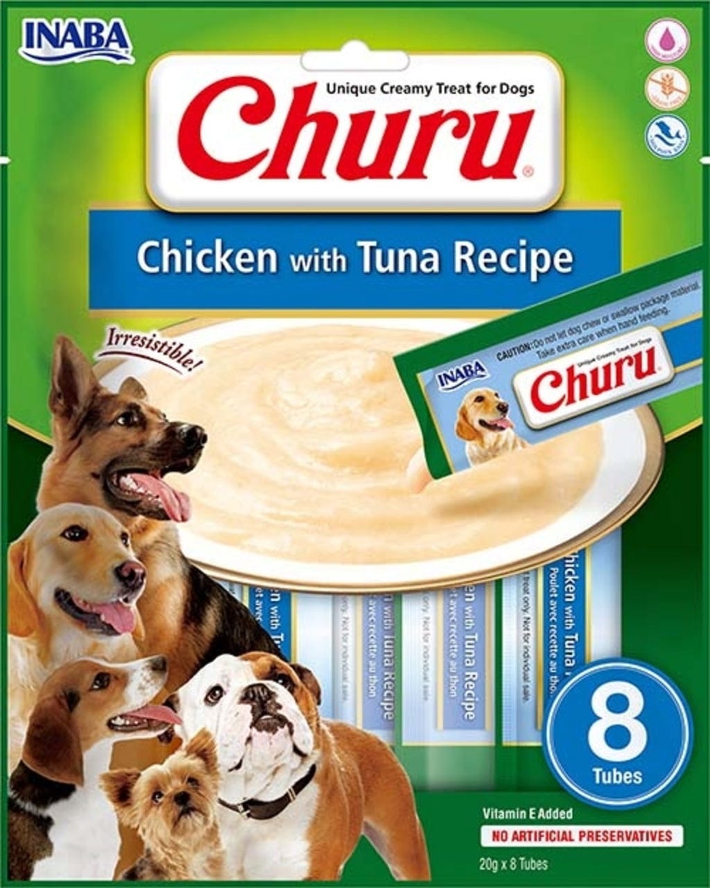 Churu Schleck Snack 8 x 14g - Huhn mit Thunfisch