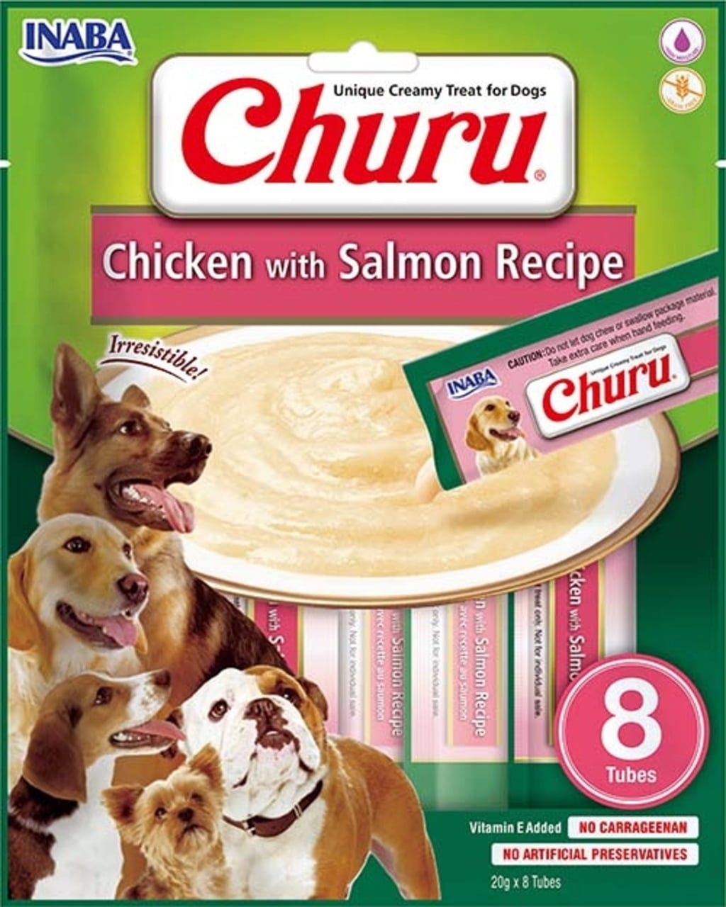 Churu Schleck Snack 8 x 14g - Huhn mit Lachs