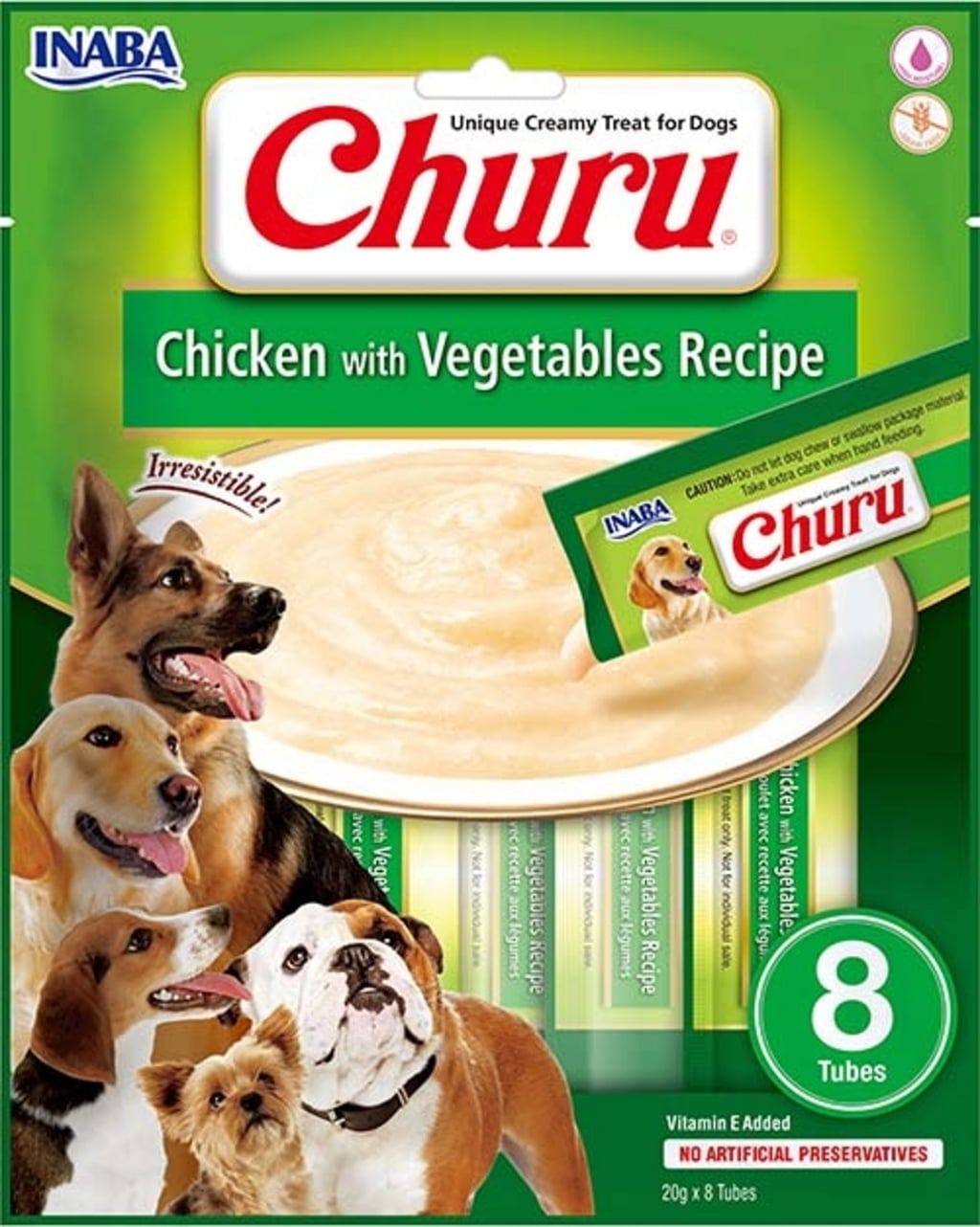 Churu Schleck Snack 8 x 14g - Huhn mit Gemüse