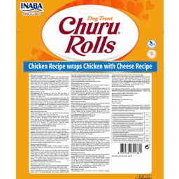 Churu Rolls 8x12 g - Hühnchen Wraps mit Käse